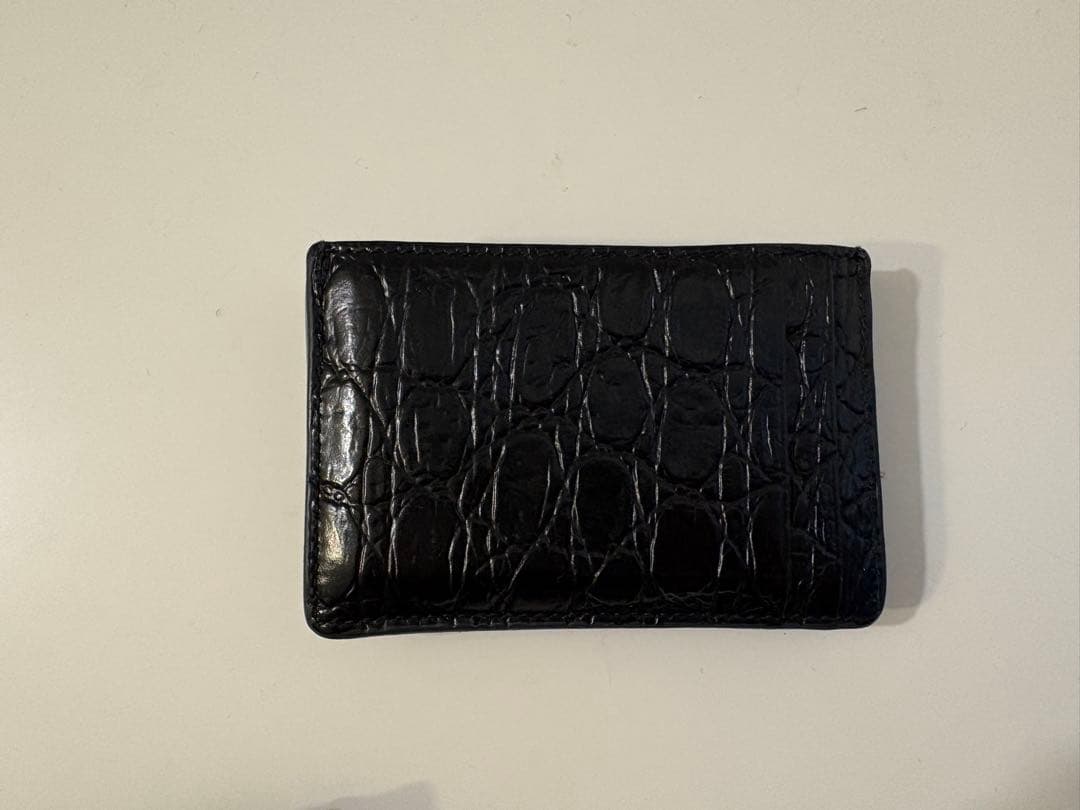 SAINT LAURENT ブラック二つ折り財布 保存袋付き
