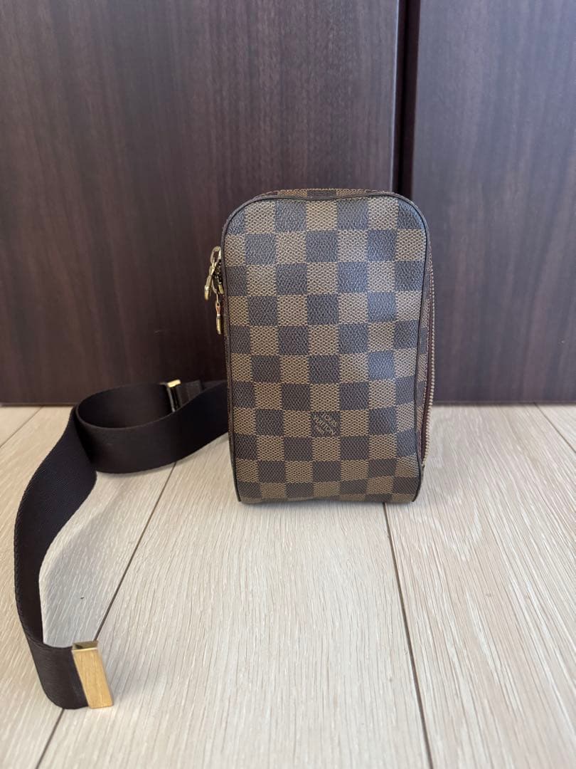 【かず】ダミエ・キャンバス ボディバッグ