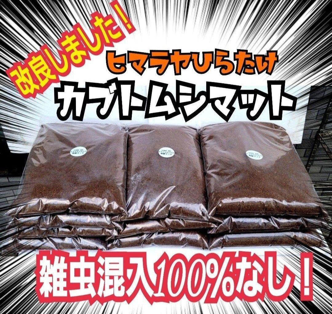 カブトムシ幼虫が大きくなる！発酵マット【たっぷり100リットル】雑虫わかない！