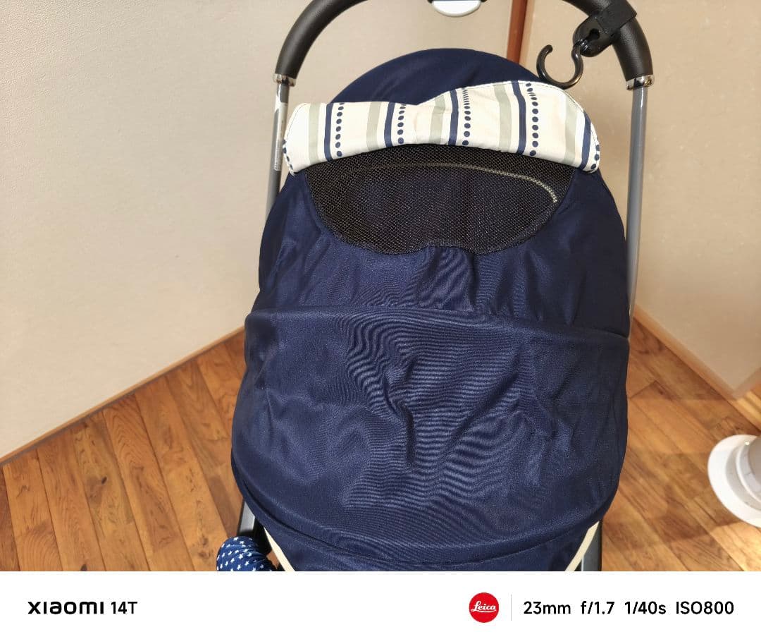 極美品 Aprica アップリカ ベビーカー ラクーナクッション ネイビー