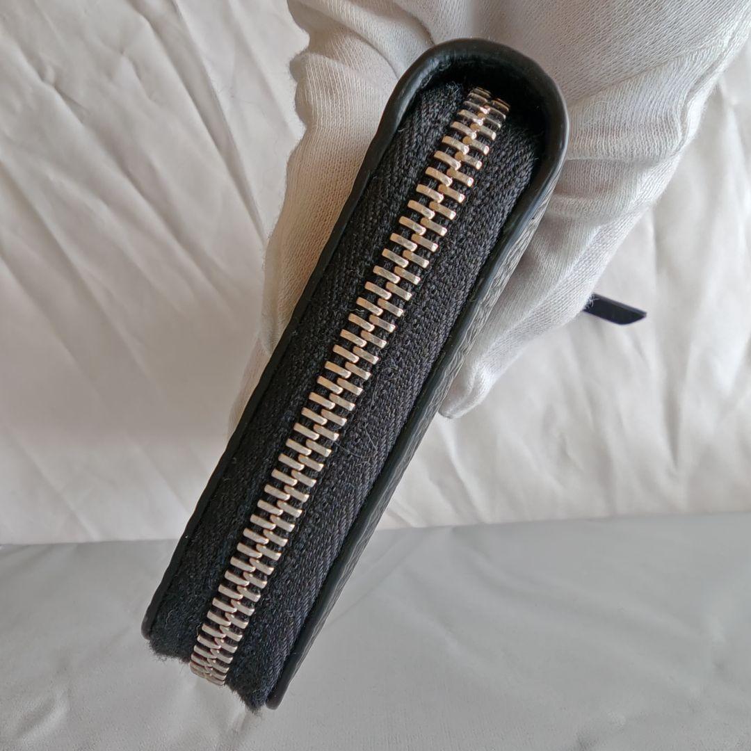 未使用品 マルジェラ 4ステッチ グレインレザー ジップアラウンド