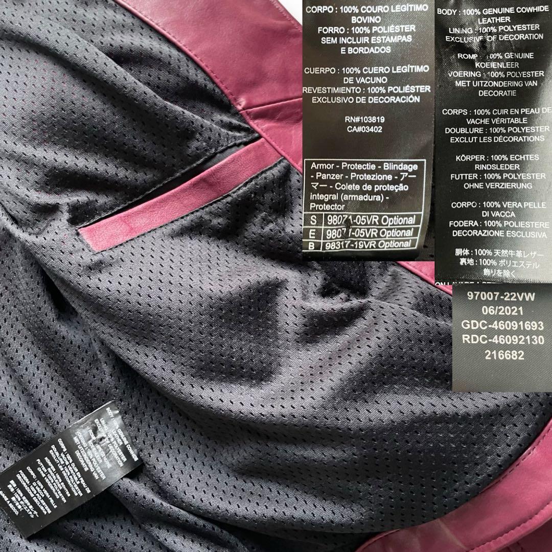 美品 定価111,731円 レディース ハーレーダビットソン レザーライダースL