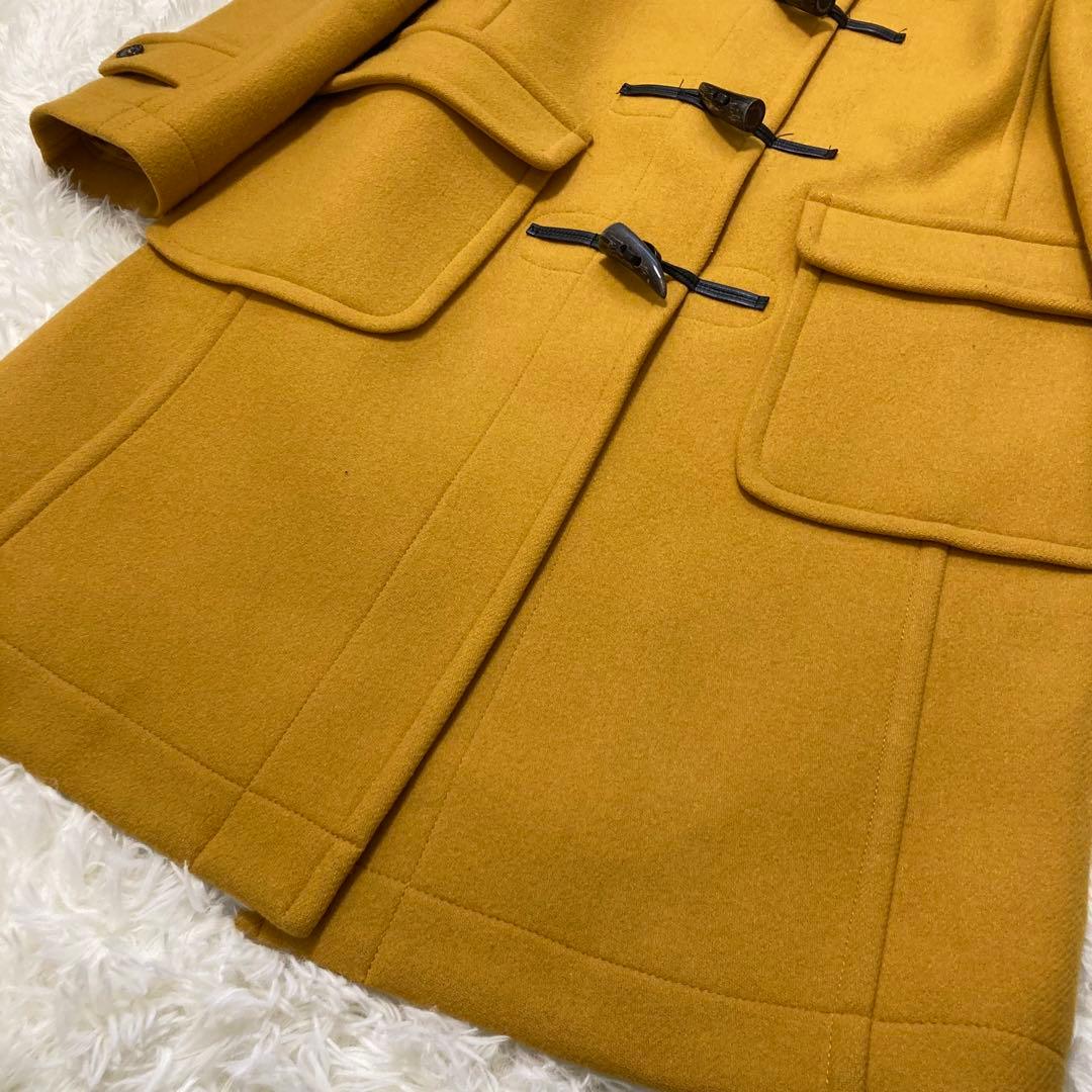 美品 マッキントシュ ダッフルコート 希少カラー からし色 マスタード 38 M