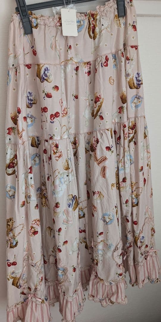美品　ピンクハウス　スプリングバニー　スカート　うさぎ　ピンク