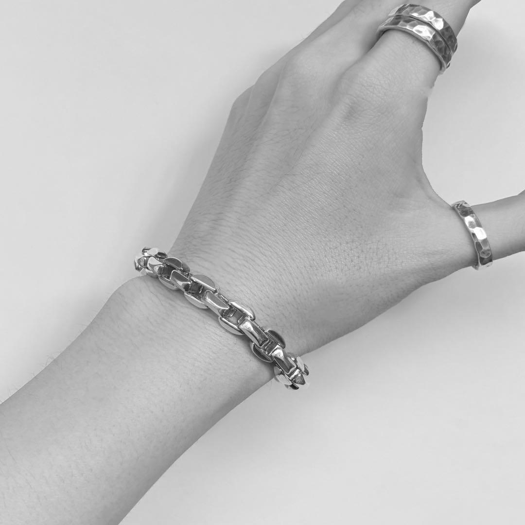 【1/18までSALE❗️】Italy製 グレンデシャン型 ブレスレット 925