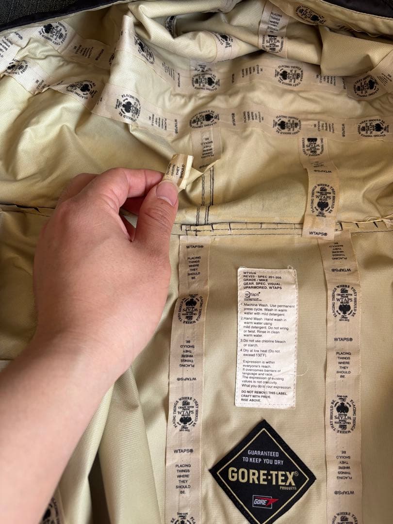 WTAPS 2008AW SHERPA 黒　　ゴアテックス