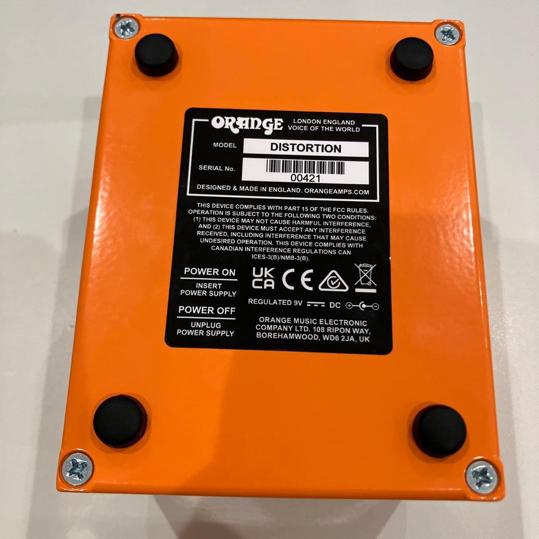 【新品同様】Orange Distortion