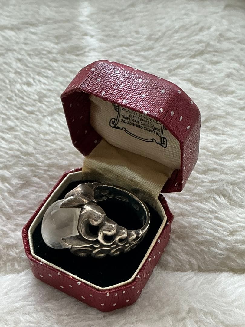 ヴィンテージアクセサリーケースBravington's 赤い六角形