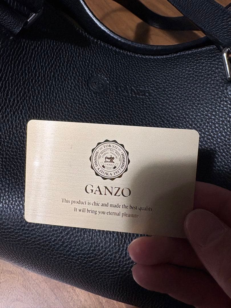 よっしーGANZO フレンチカーフ トートバッグ（L） ブラック