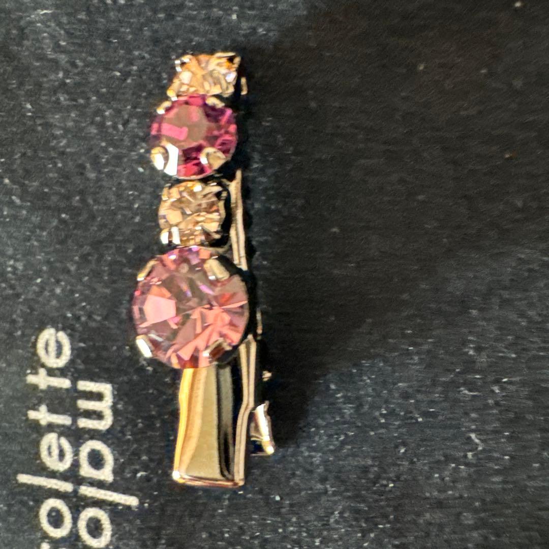 コレットマルーフ ラインストーン スターポニー クリップ 2点セット