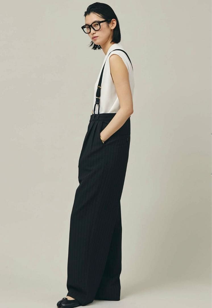 Curensology カレンソロジー　サスペンダー　パンツ