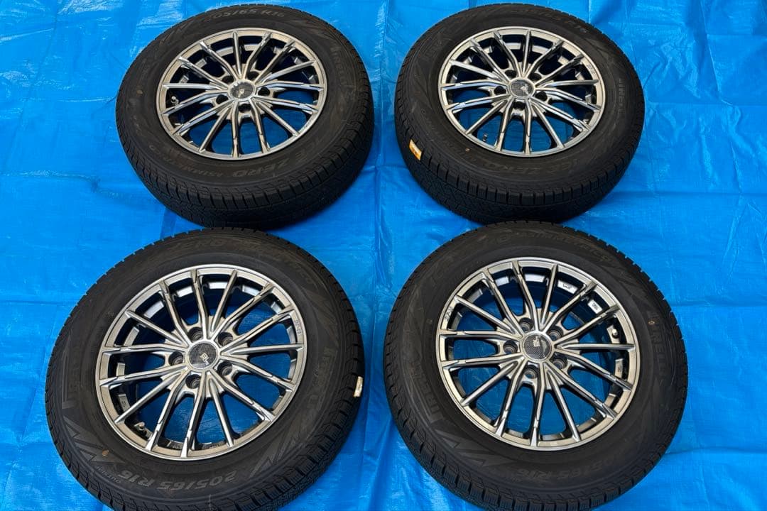 【Hassy】ピレリスタッドレスセット205/60R16 96H