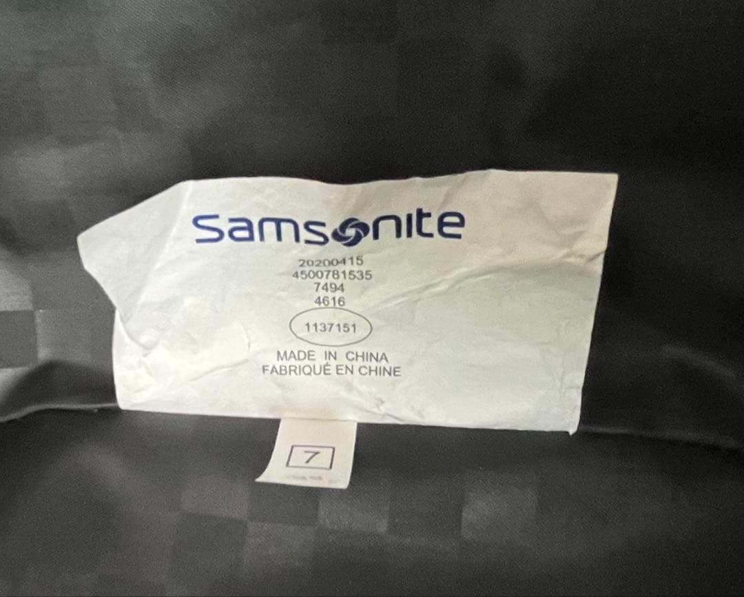 手渡割引有☆Samsonite サムソナイト大型軽量☆スーツケース TSA 拡張