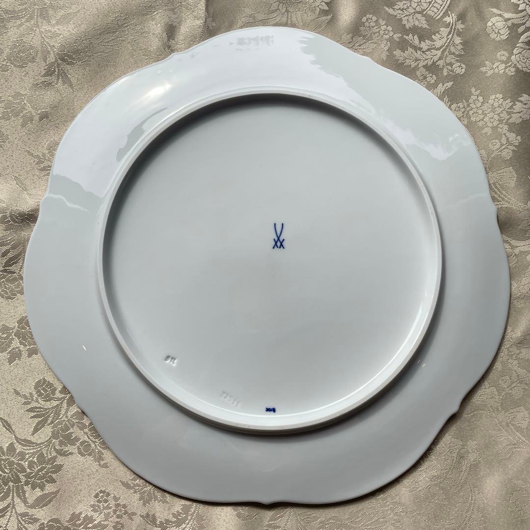 【美品】マイセン　ブルーオーキッド　大皿　30.5cm