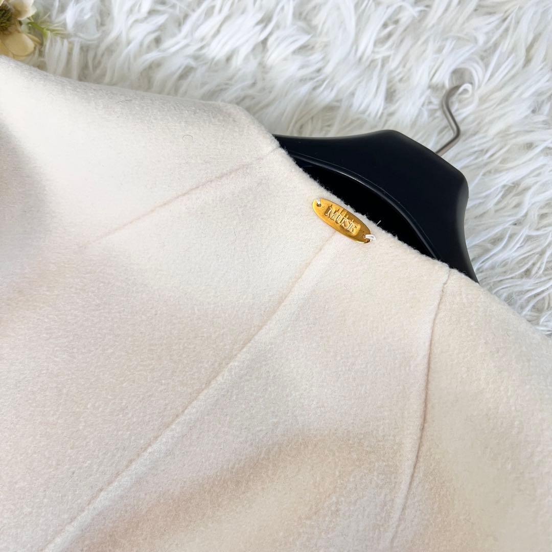 ドゥーズィエムクラス victorian リバーロングノーカラーコート S