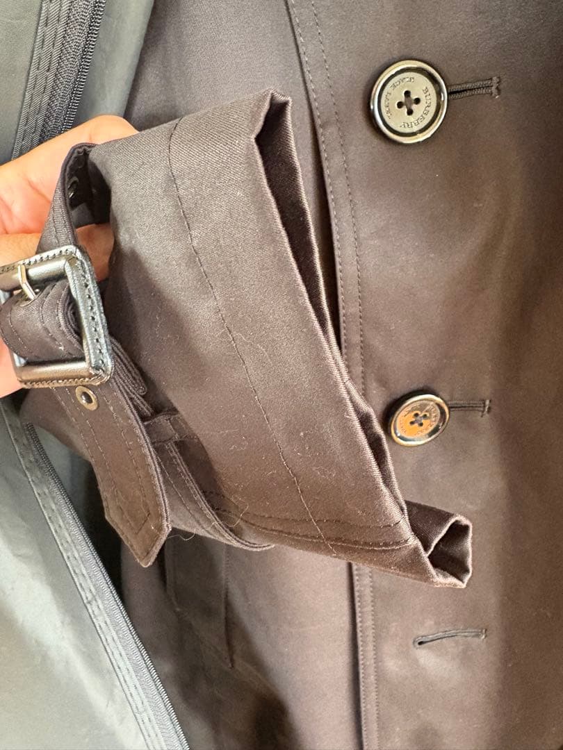 バーバリーブラックレーベル☆ギャバジントレンチコート