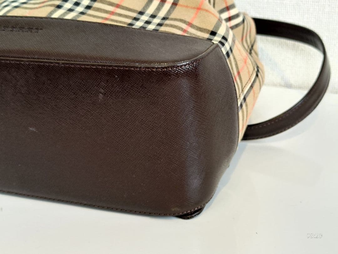 《超美品》バーバリー　リュック　BURBERRY　シャドウホース　ノバチェック