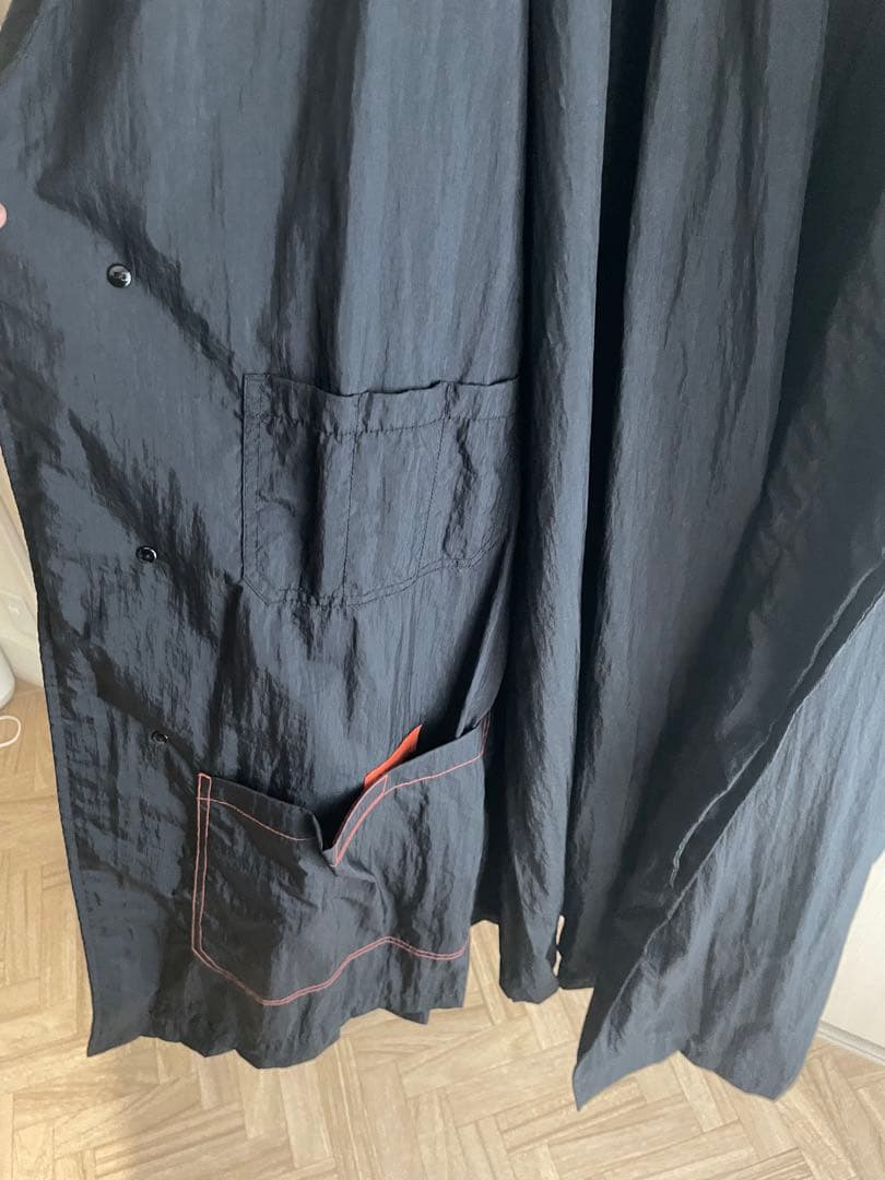 078 CITE ナイロン ステンカラーコート メンズ JPN：XL