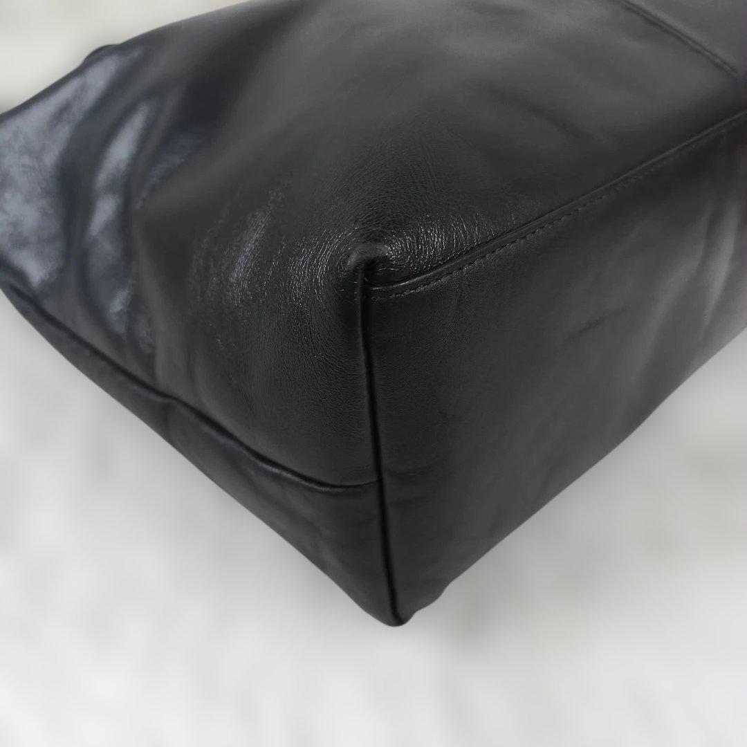 ✨極美品✨ グリーンレーベルリラクシング トートバッグ レザー 肩掛け A4 紺