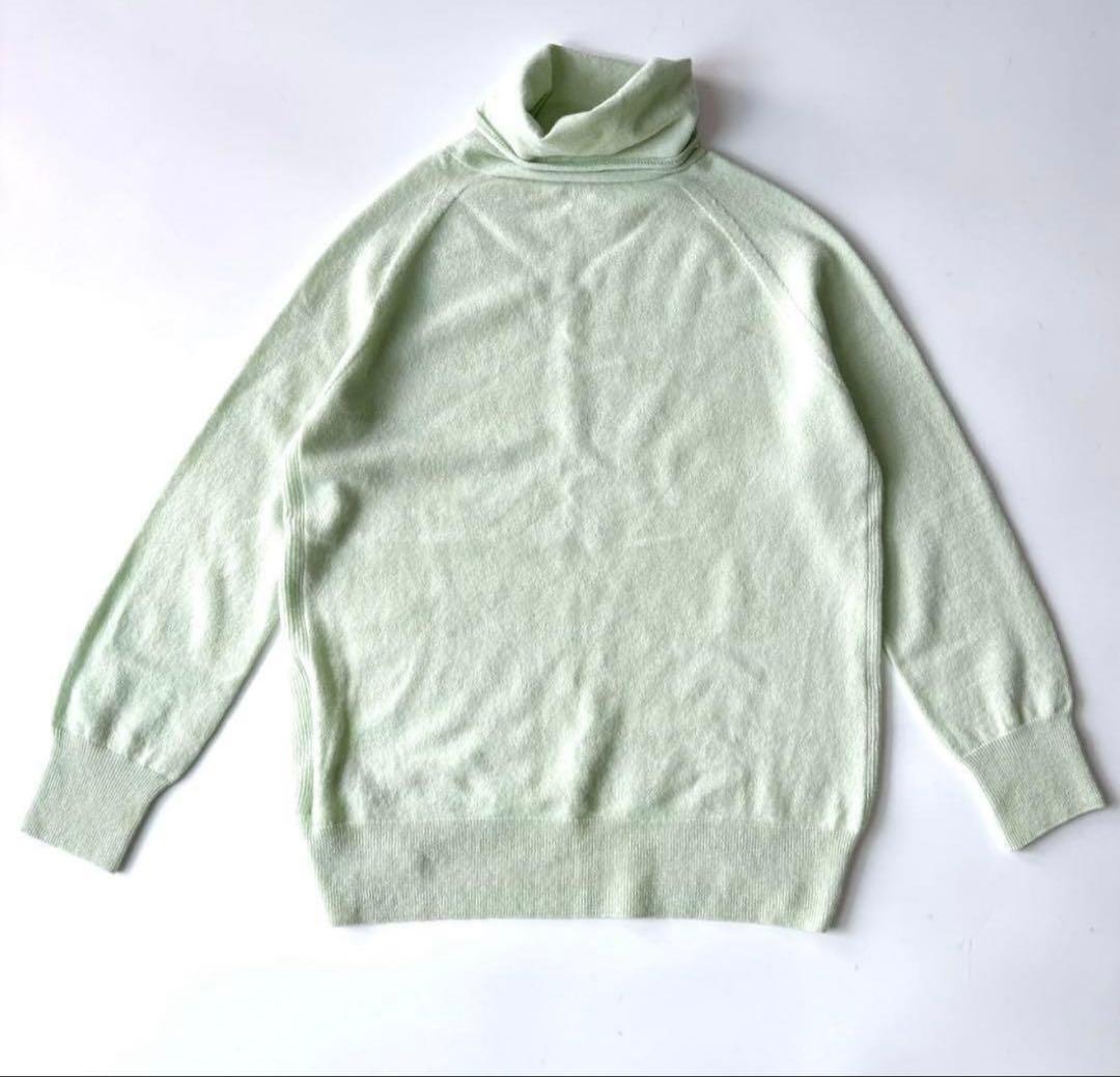 美品　ダーマコレクションカシミヤ100%タートルネックニット