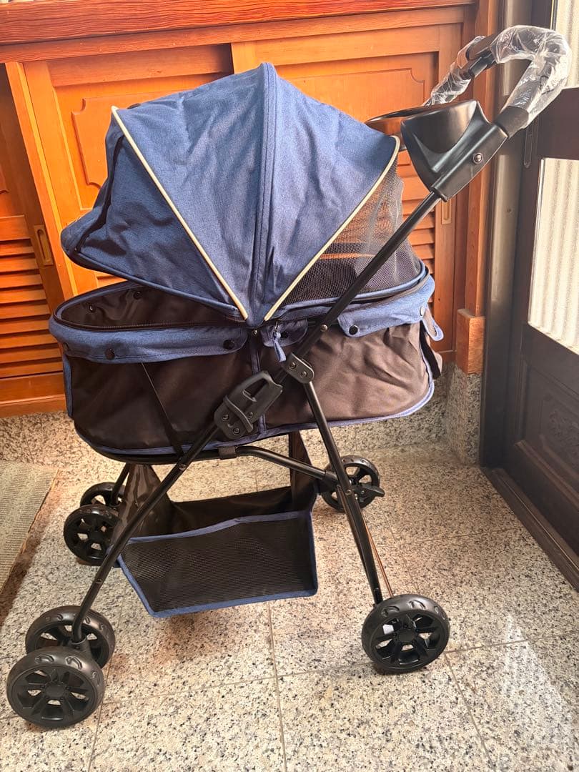 ペットパラダイス　ペットカート　ドリンクホルダー付き