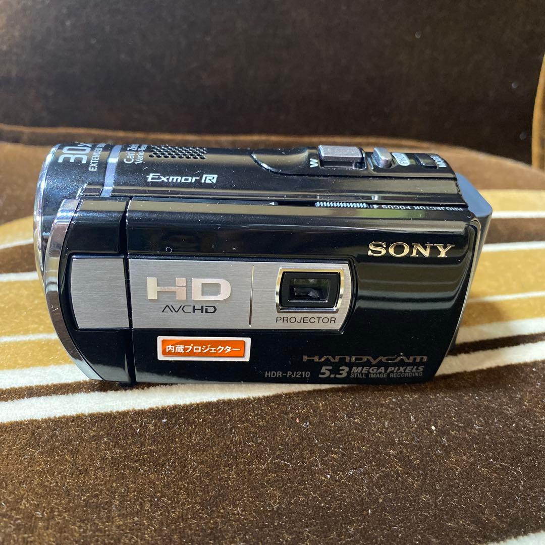 【美品】SONY HANDYCAM HDR-PJ210 ブラック　動作確認済