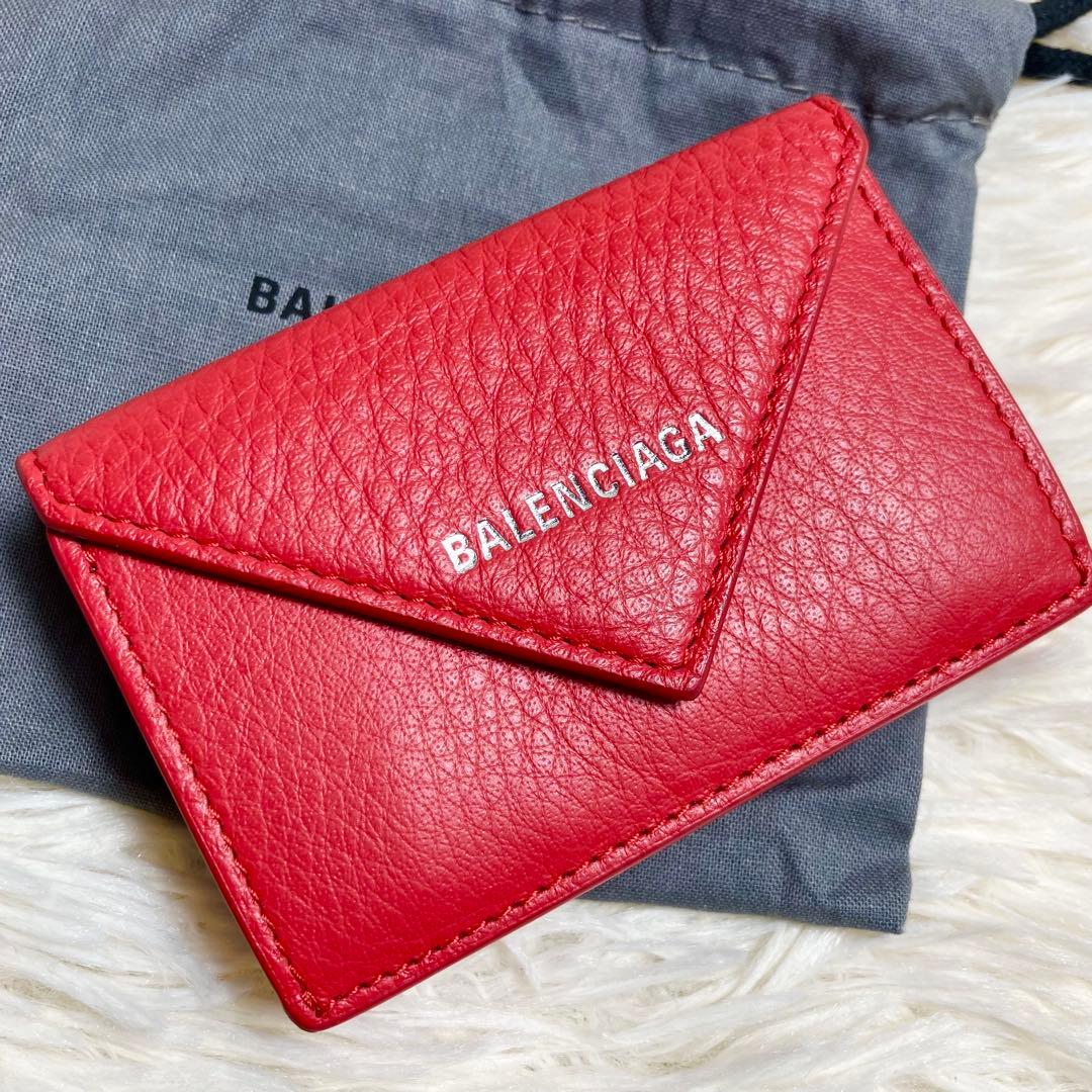 【新品同様】 バレンシアガ ペーパーウォレット コンパクト