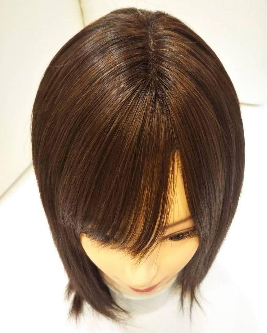 レミー人毛100%✨Ｉ型つむじ総手植え地肌✨プレミアム 北川景子❣️美人ロング✨