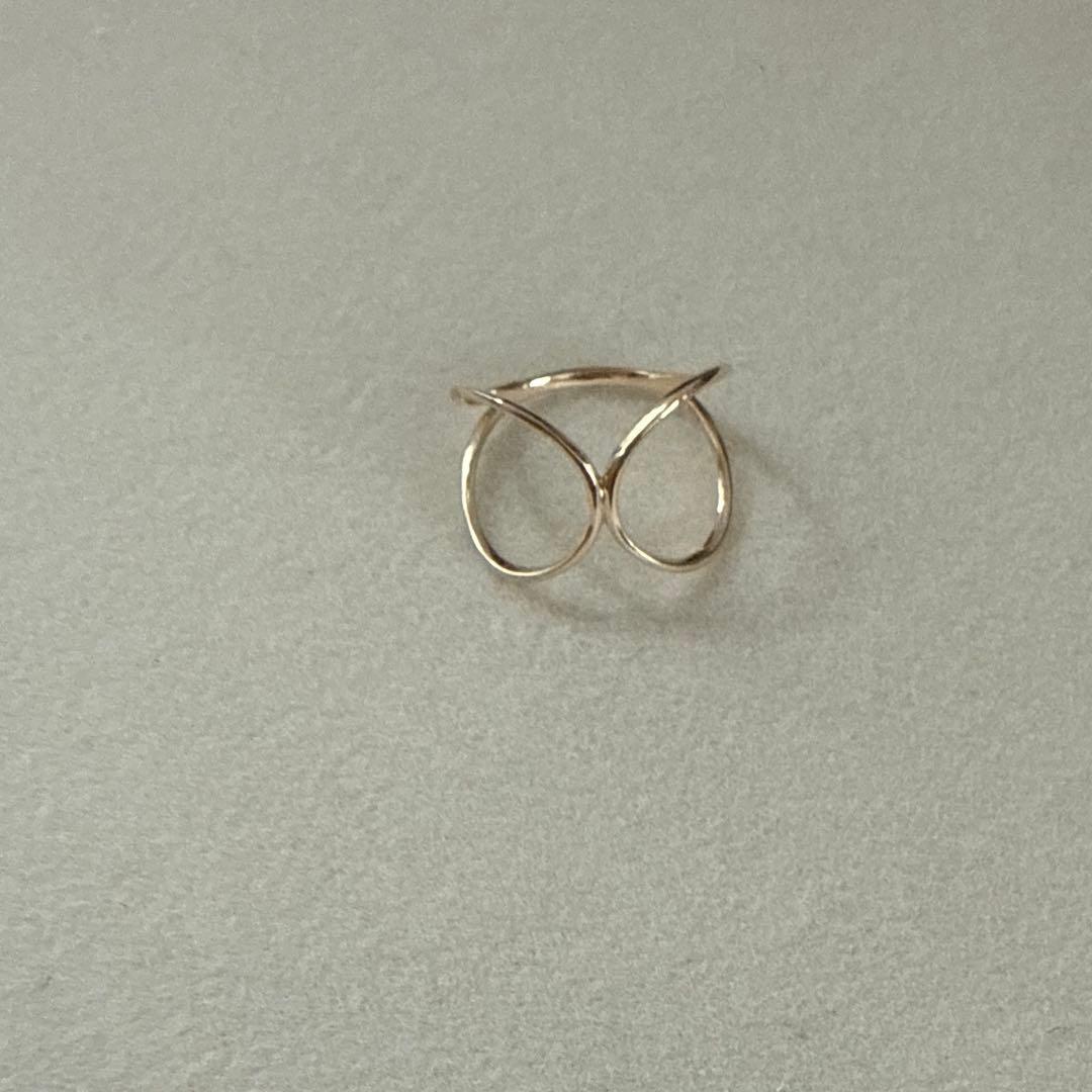 MONATELIERリング【ダブルハート】♯10