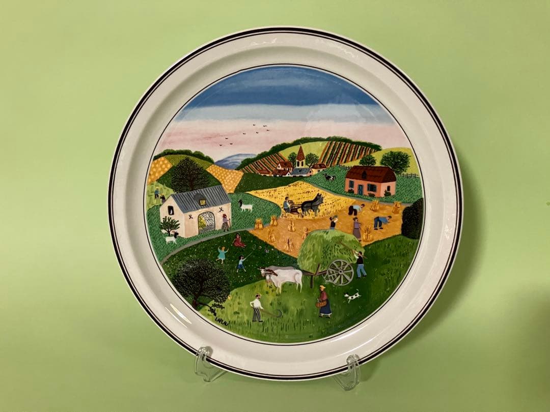 はくちゃん　Villeroy & Boch　ナイーフプレート