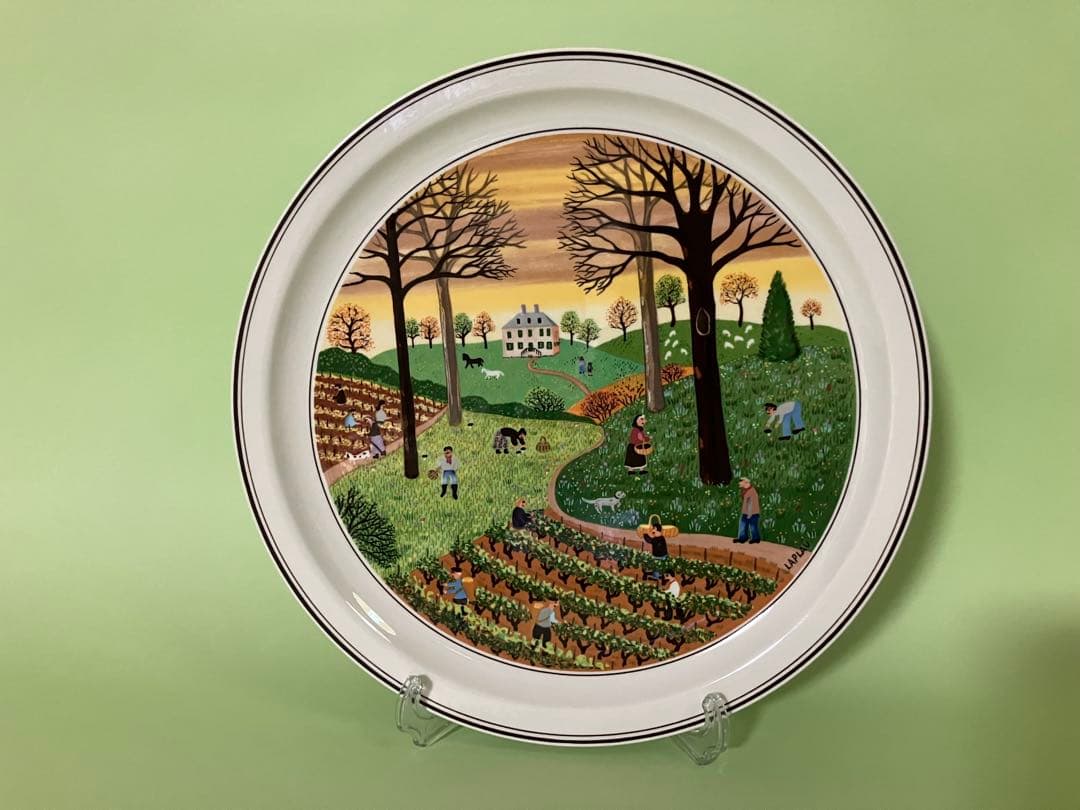 はくちゃん　Villeroy & Boch　ナイーフプレート