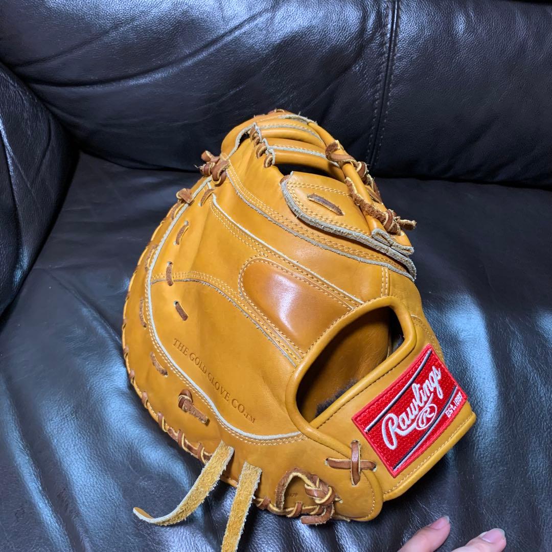 ローリングス　HOHオーダー　軟式ファーストミット　タン