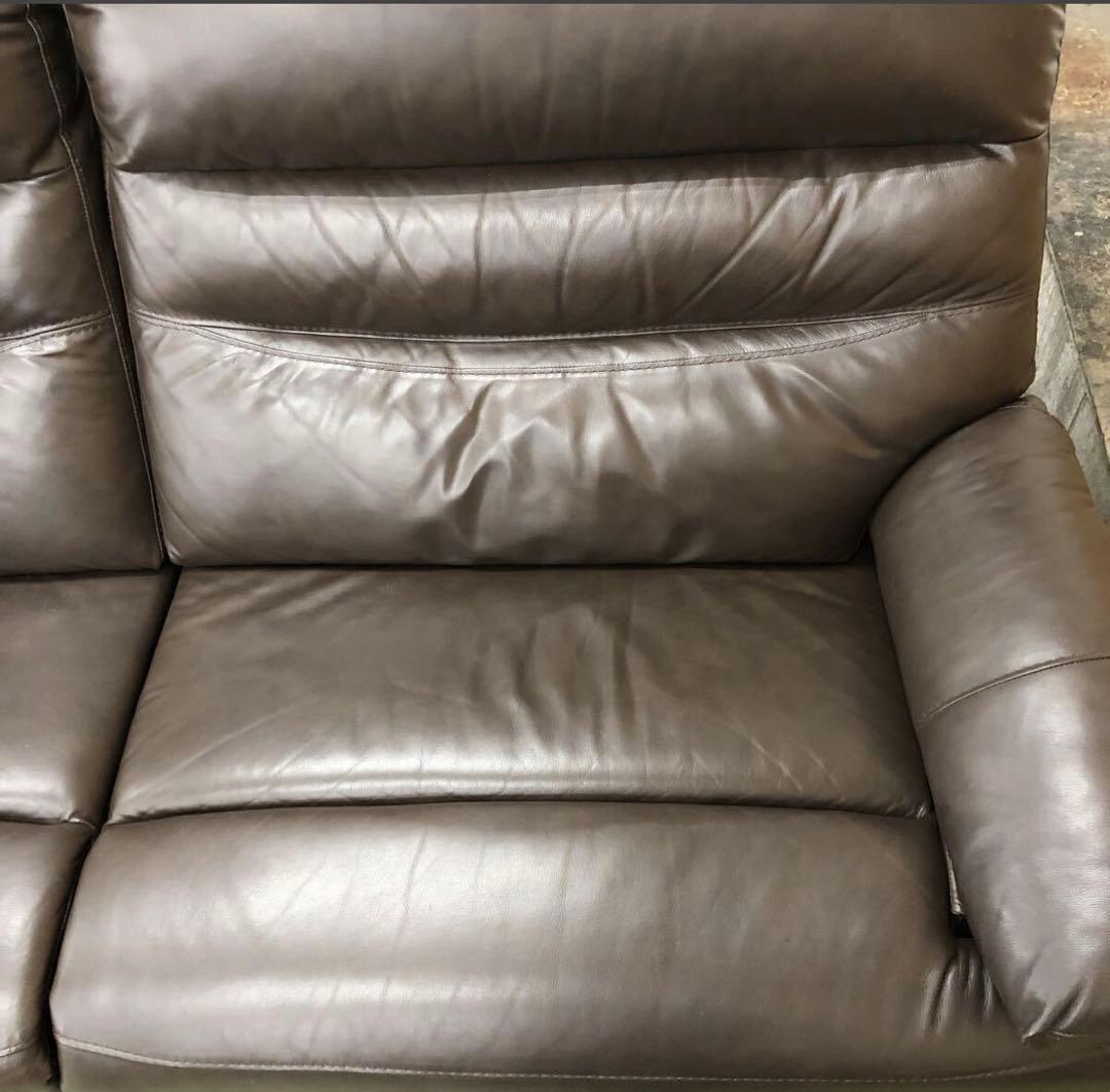 TSUKUBA 筑波産商 自動リクライニング式　ロングソファ 2人がけ