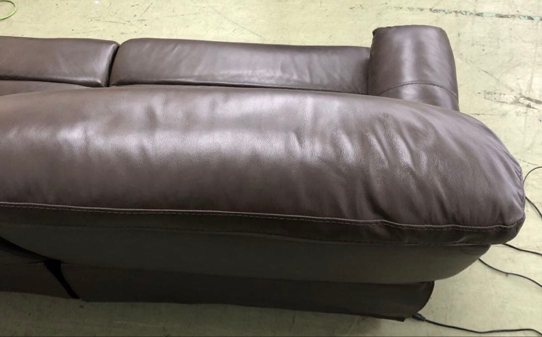 TSUKUBA 筑波産商 自動リクライニング式　ロングソファ 2人がけ