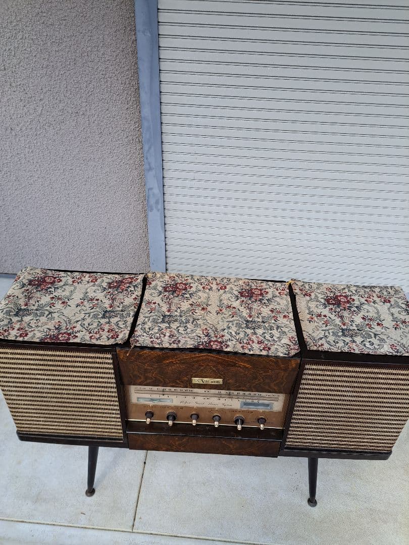 昭和レトロ　ビクターSTEREO SPEAKER BAFFLE&RADIO