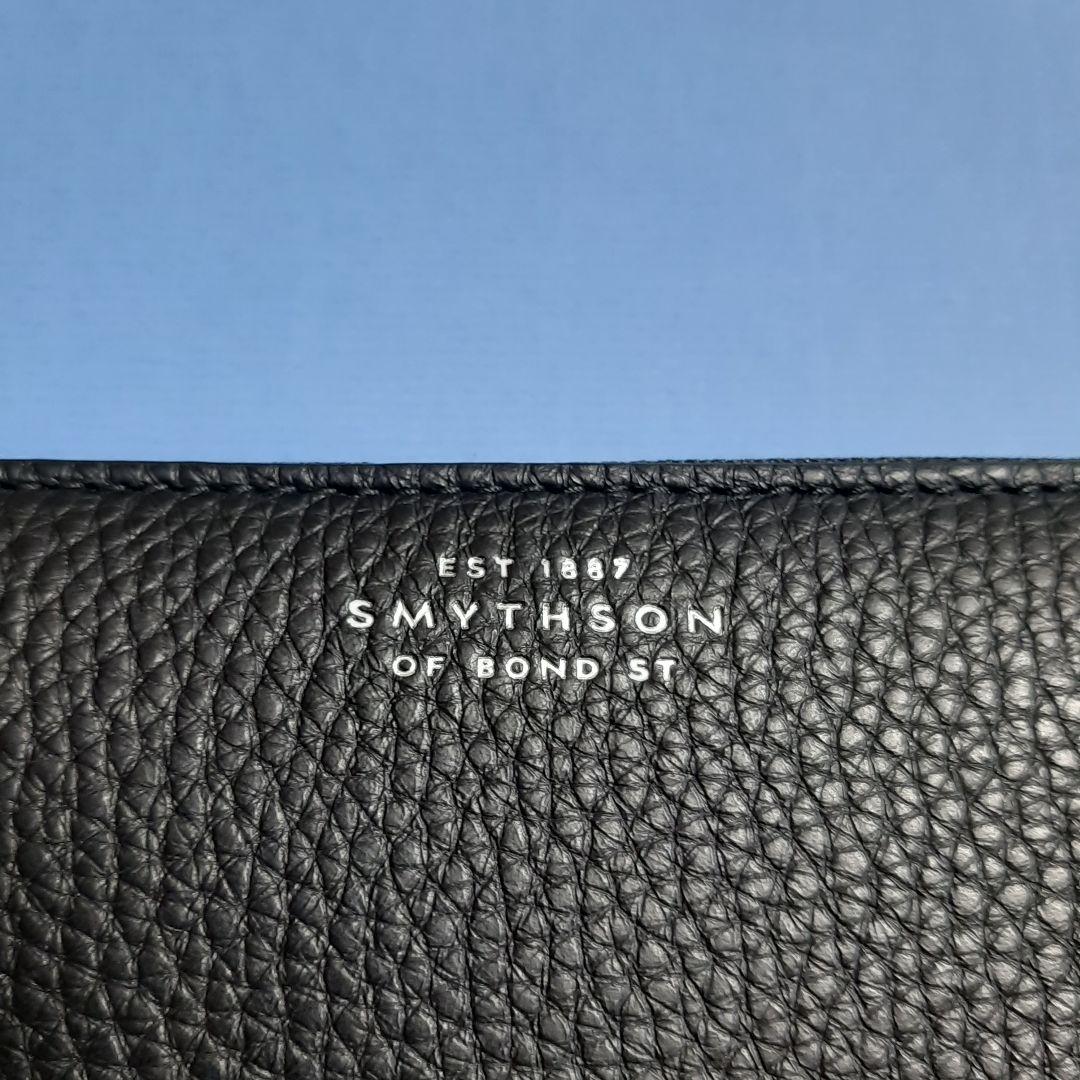 【新品未使用】 SMYTHSON スマイソン 長財布 黒 牛革 レザー 本革