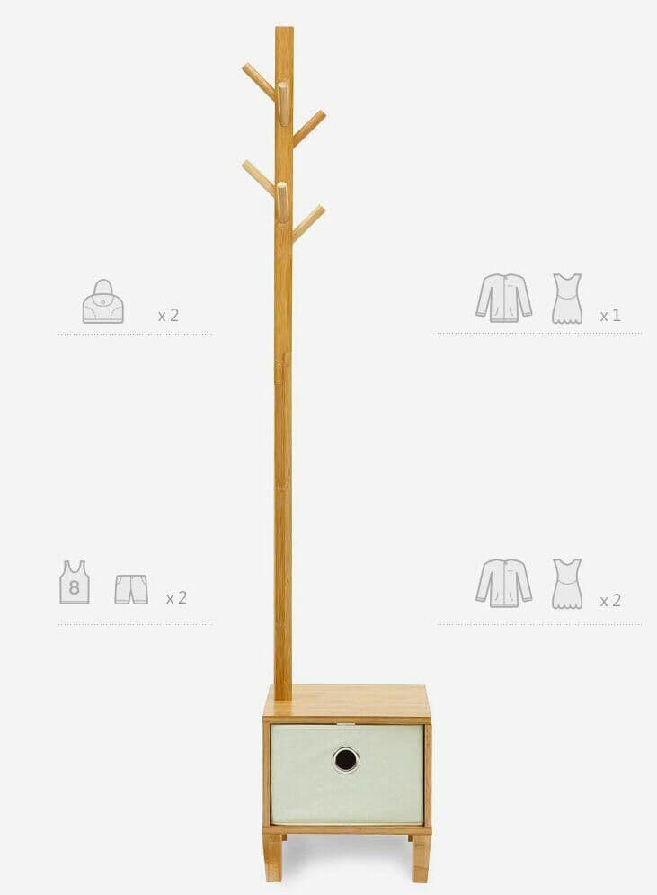 ハンガーラック 腰掛け付き 多機能ハンガー 新品