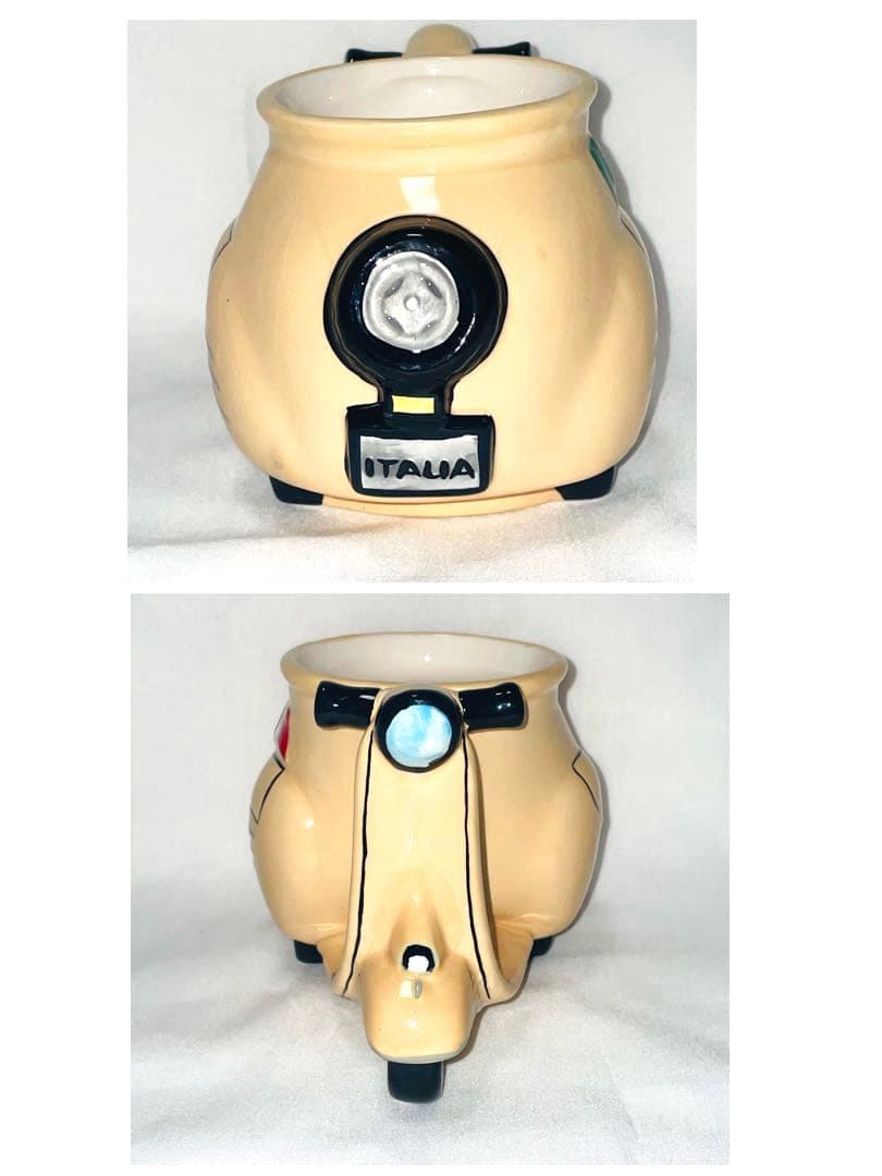 イタリア ベスパ マグ プランター　陶器
