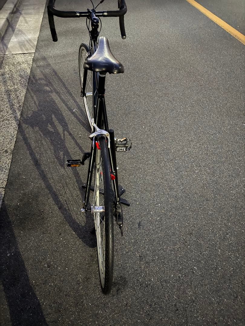 155 自転車 大阪市 【引取り限定】 28インチ 変速付 美品 ロードバイク