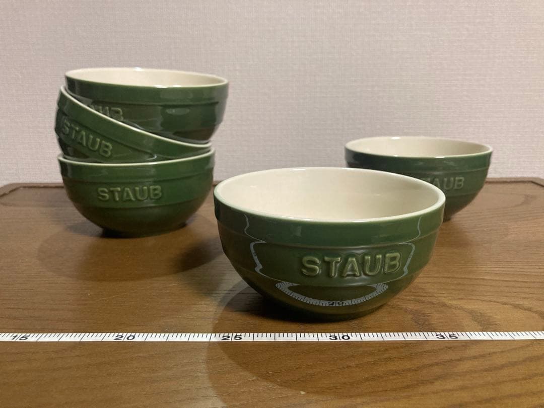 STAUB 食器セット バジルグリーン 全12点