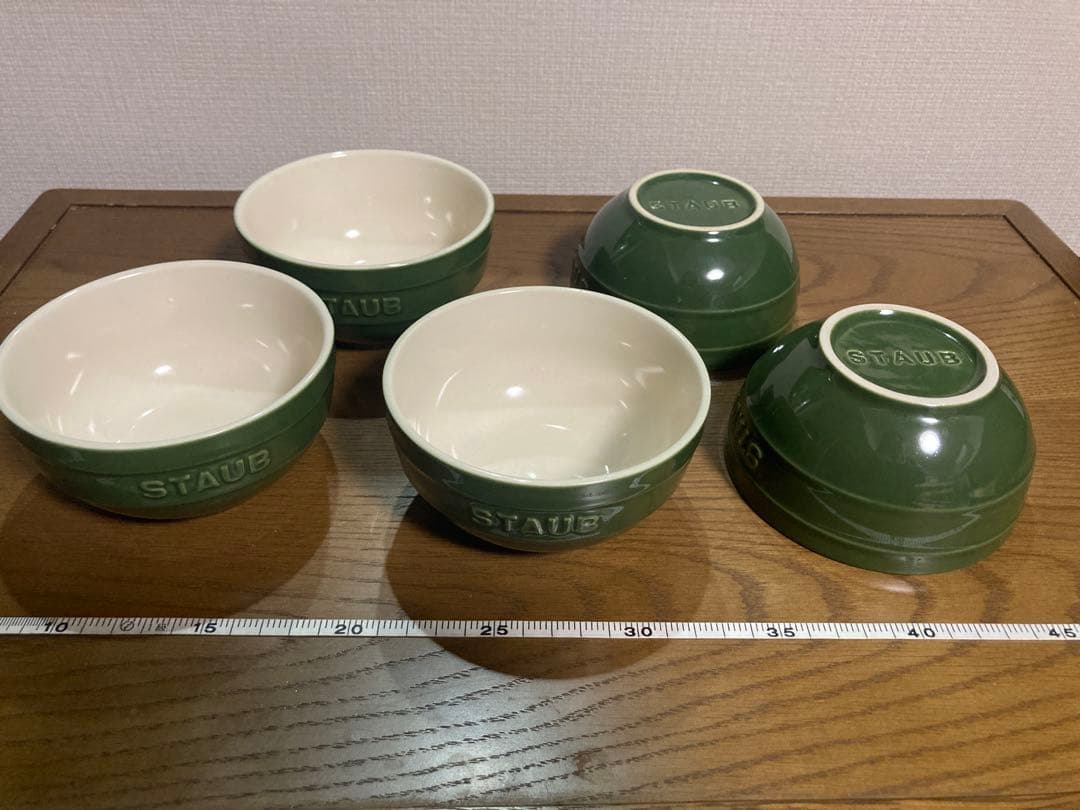 STAUB 食器セット バジルグリーン 全12点