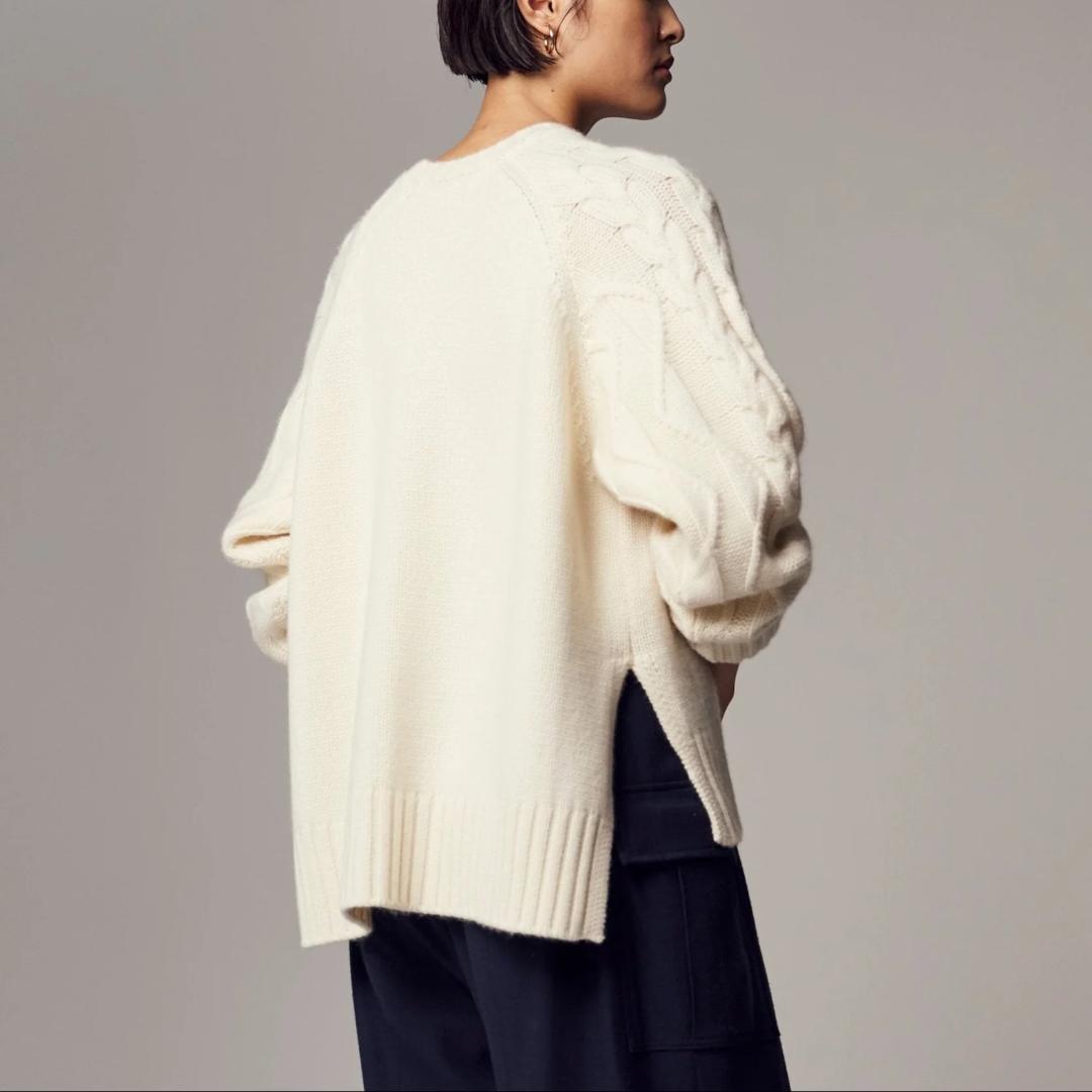 定価¥78,900 TEECHI ティーチ シェパードニットオールカシミヤ 美品