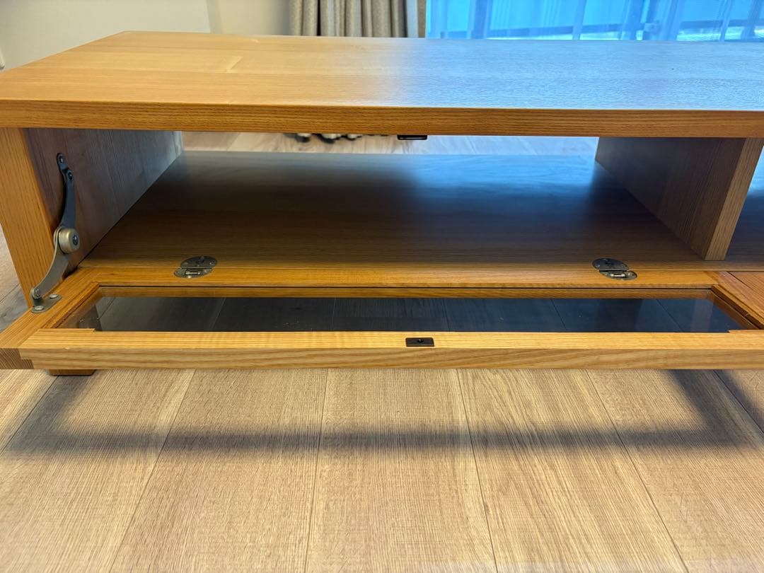 廃盤品　無印良品 テレビボード AVラック　タモ材 150cm幅