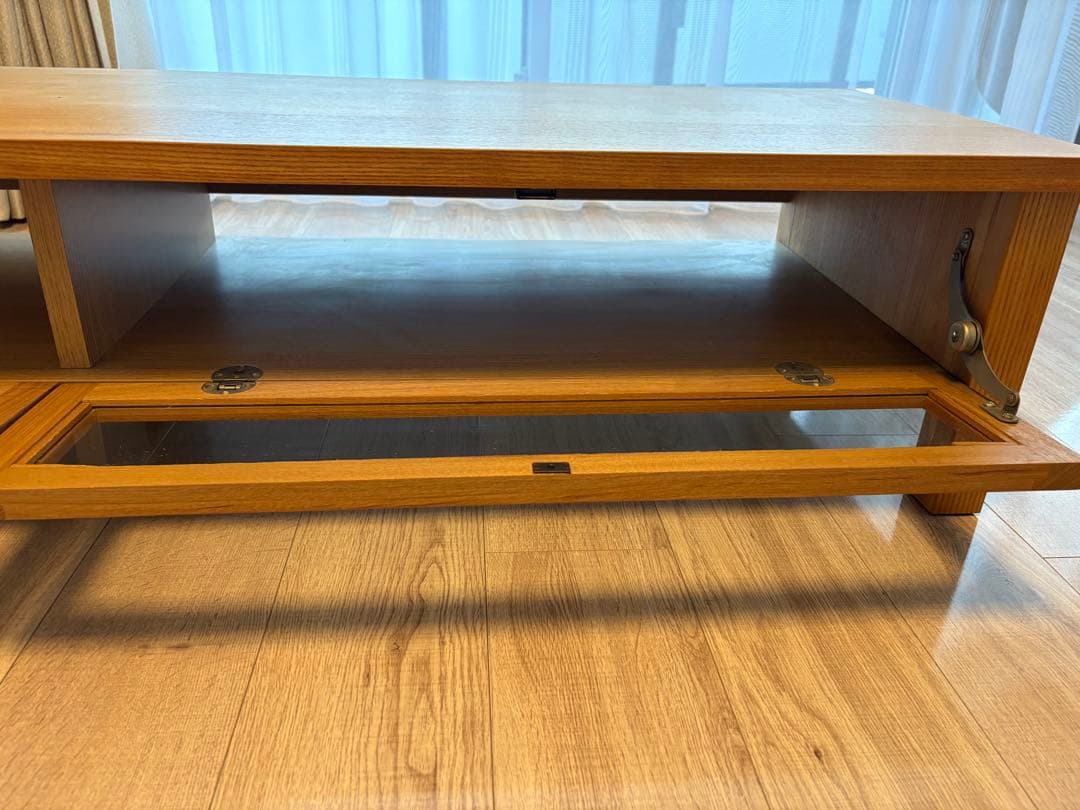 廃盤品　無印良品 テレビボード AVラック　タモ材 150cm幅