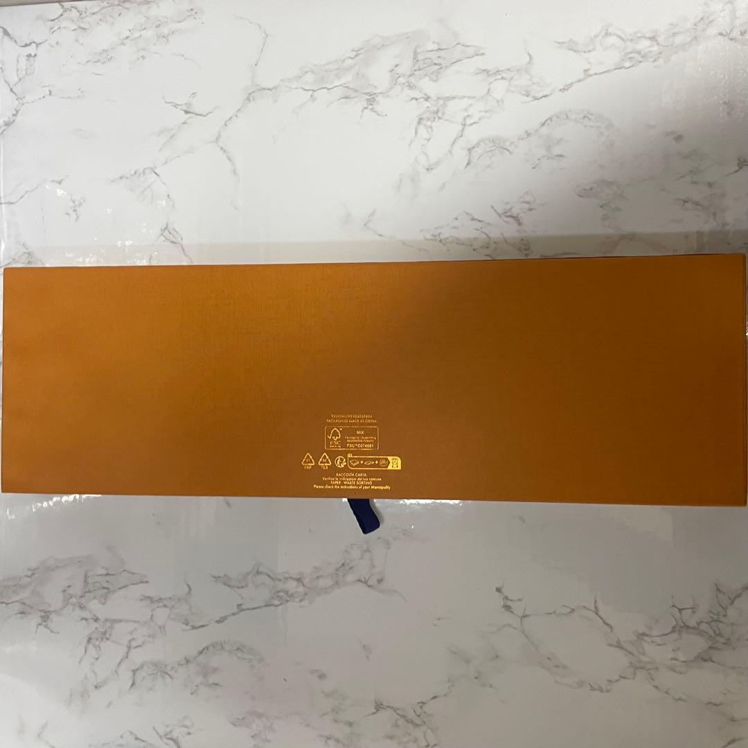 こうルイヴィトン ネクタイ ネイビー ロゴ総柄 光沢 箱付き プレゼント