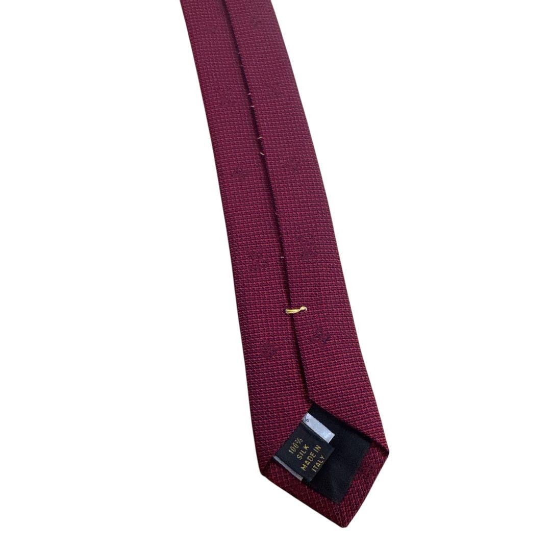 LOUIS VUITTON バーガンディ ネクタイ