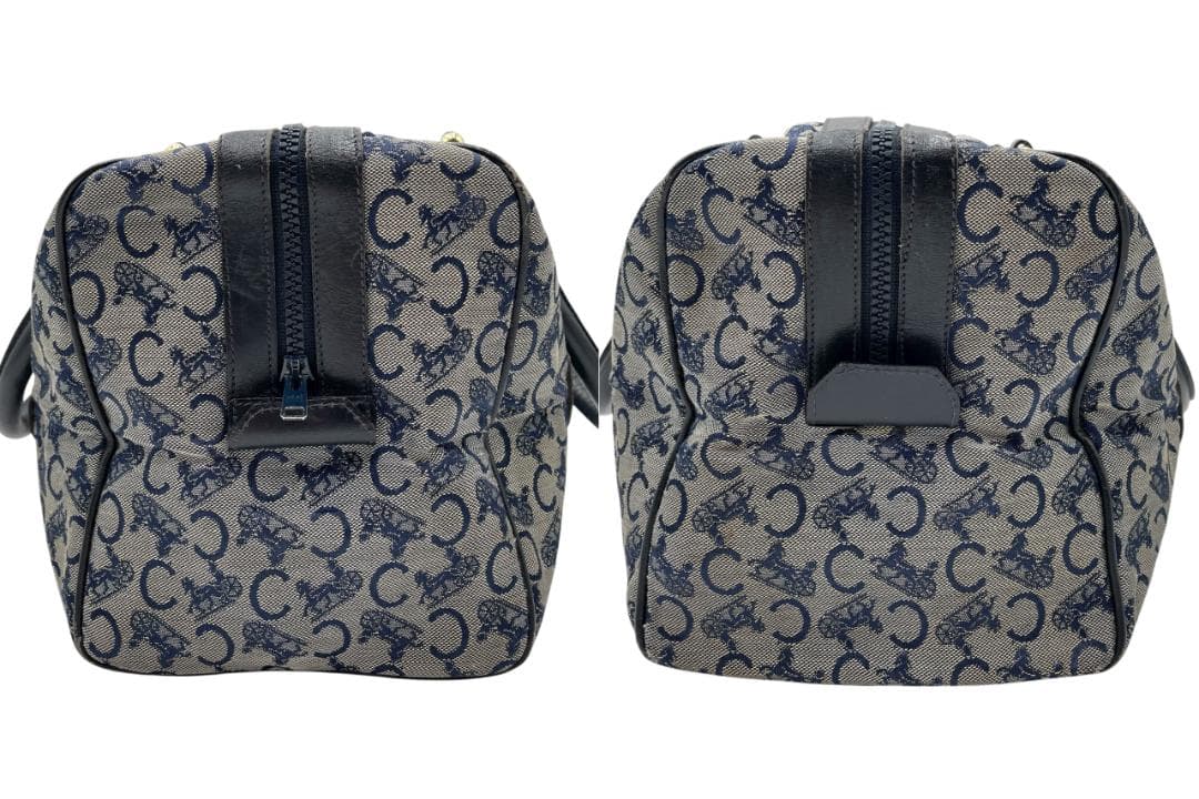 CELINE Cマカダム ハンドバッグ ミニボストンバッグ ヴィンテージ