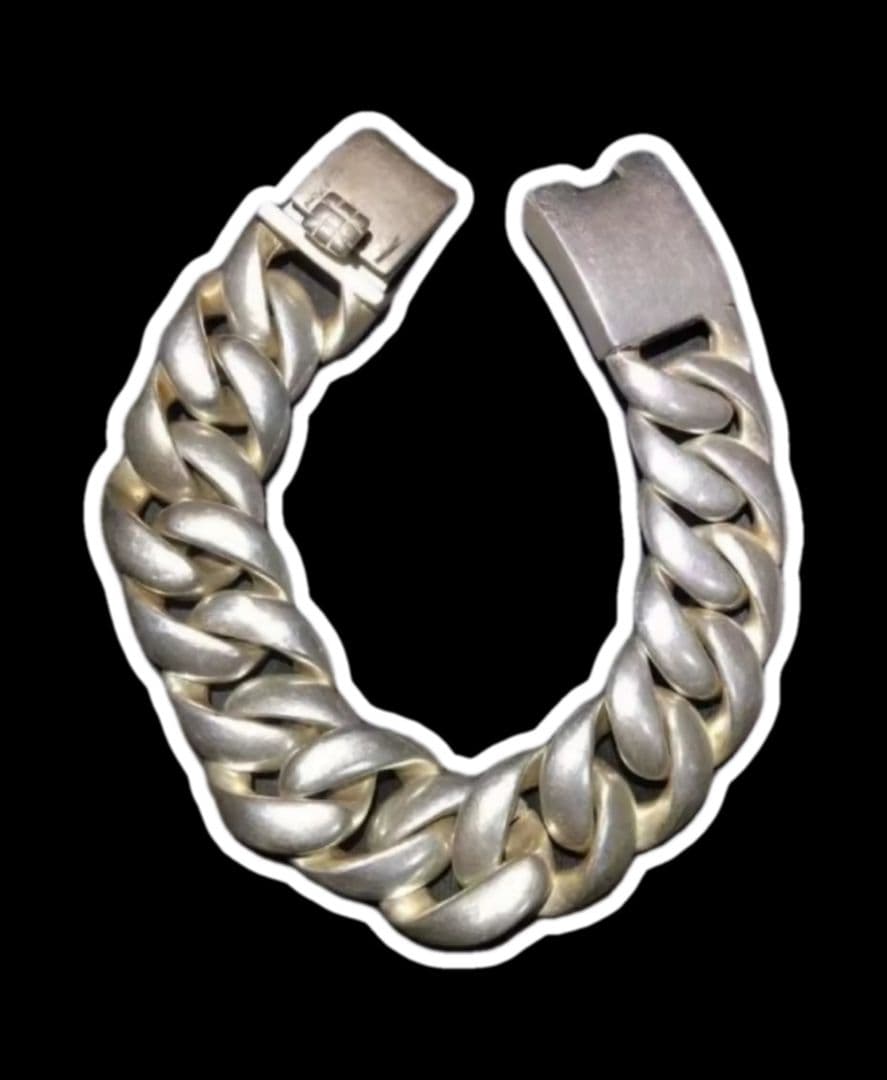 シルバー925 ライオンヘッド チェーンブレスレット 喜平 セット ブレスレット