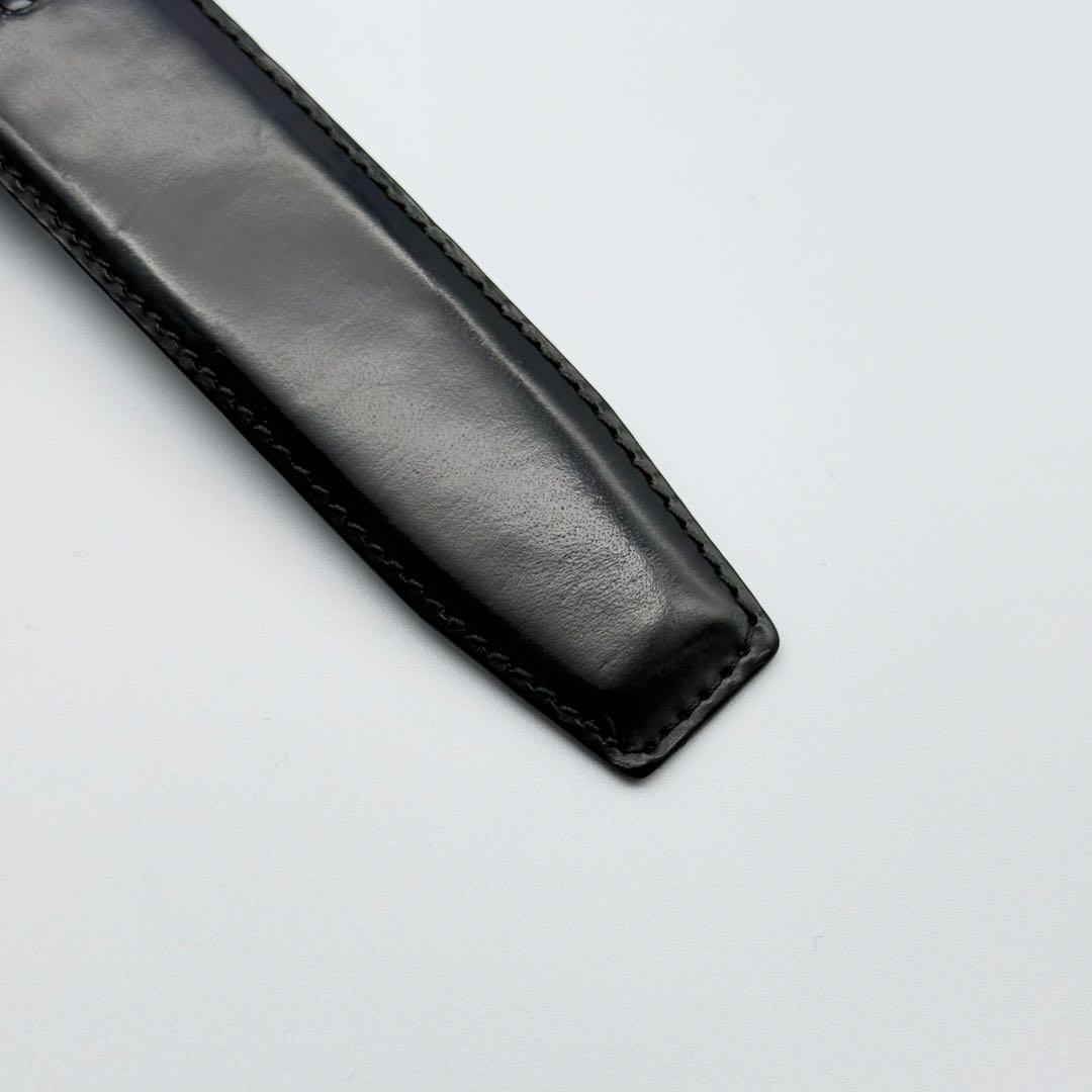 ✨美品✨フェラガモ ベルト Fバックル ビジネス シルバー金具 メンズ レザー