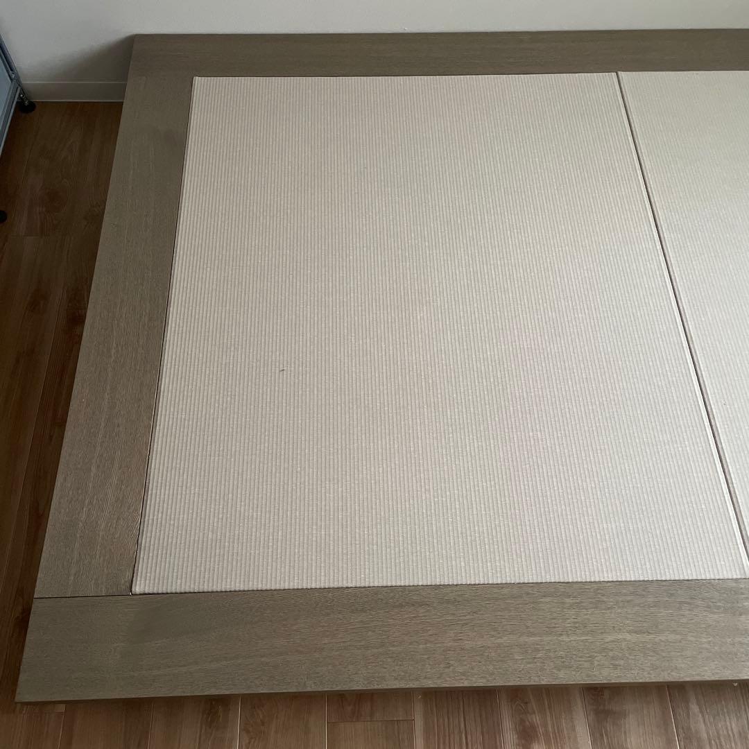 部屋を広くする家具 LIVING BED セミダブル 新色スモーキーブラウン